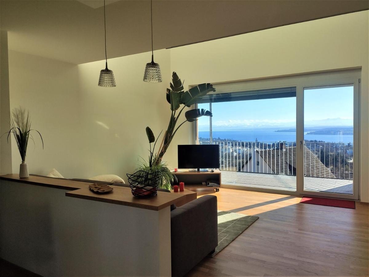 Hecklers Seepanorama Appartements 于伯林根 外观 照片
