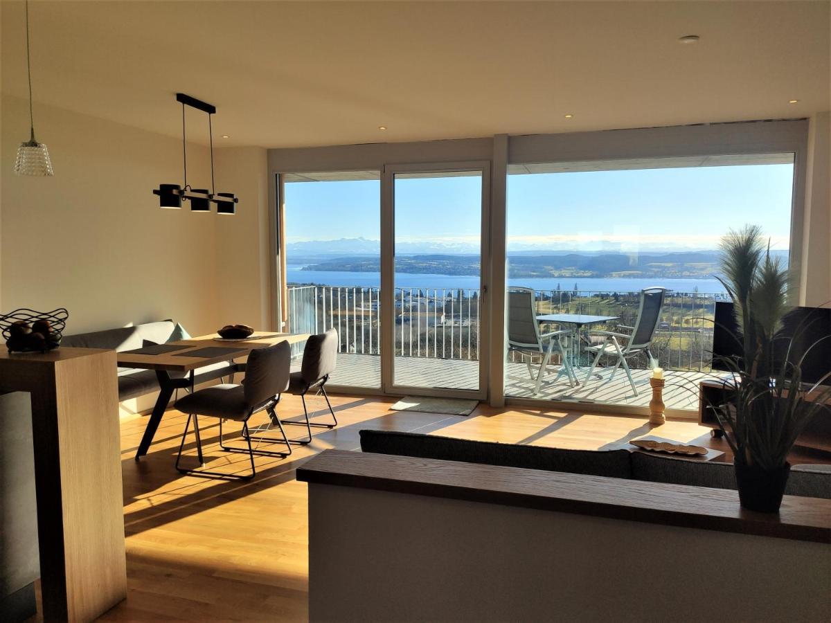 Hecklers Seepanorama Appartements 于伯林根 外观 照片